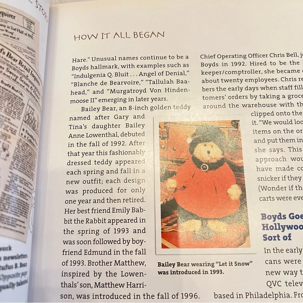 The Whimsical World of Boyds Bears Silver Anniversary Album Coffee Table Book